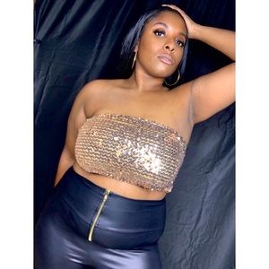 Sequiced crop top